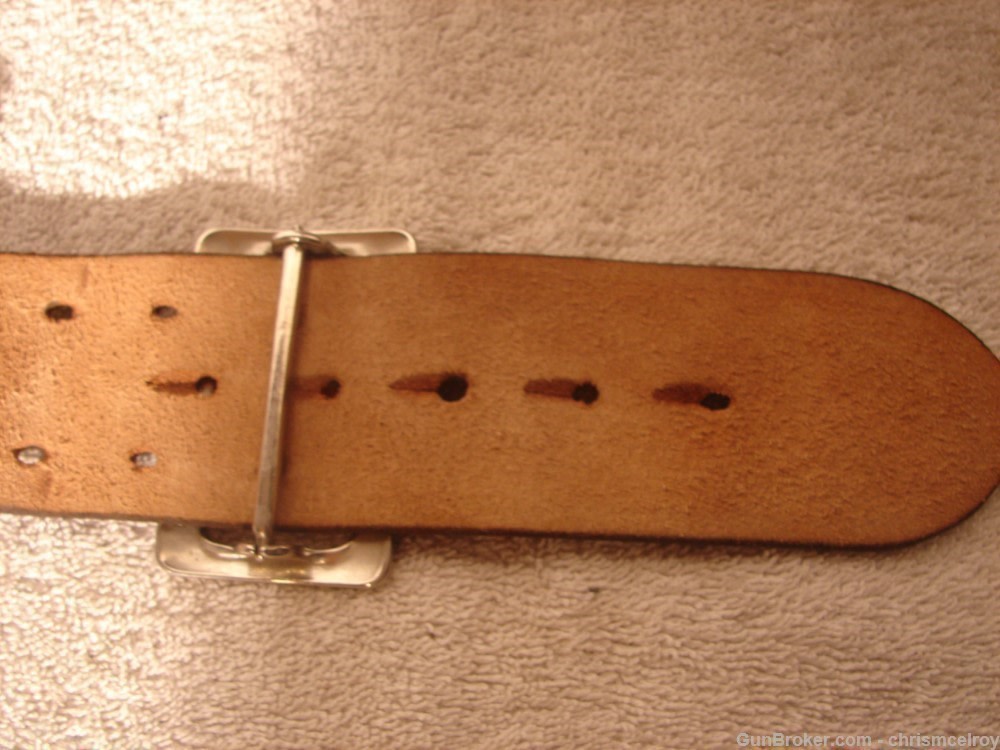 S.D. MYRES OF EL PASO TEX FULL DUTY BELT K FRAME 4" VINTAGE AND RARE-img-21