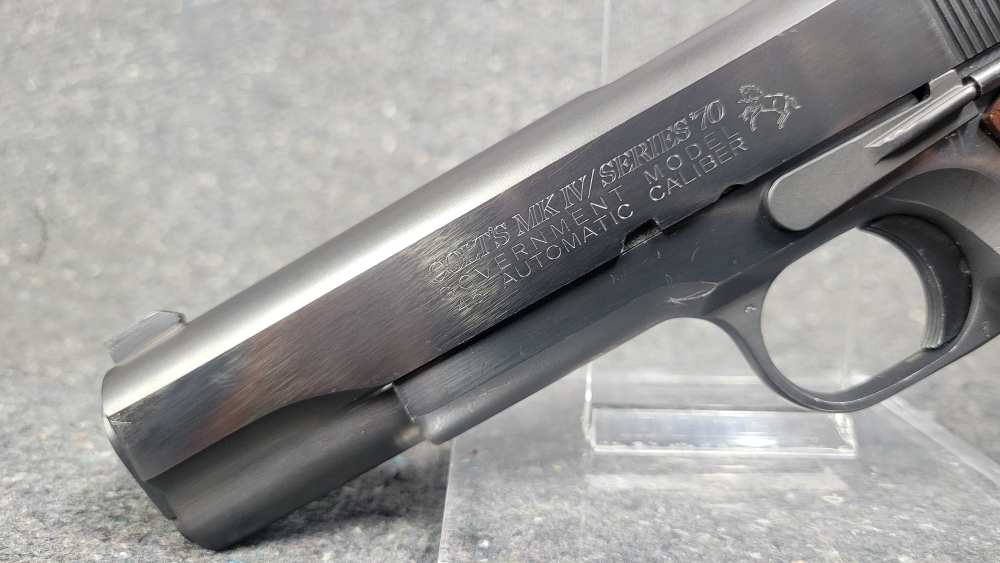Colt Series 70 Government Model Cal. .45 ACP Ser. 98622B70. Great piece!-img-3