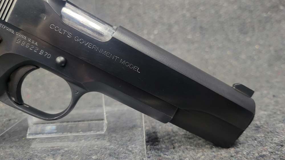 Colt Series 70 Government Model Cal. .45 ACP Ser. 98622B70. Great piece!-img-7