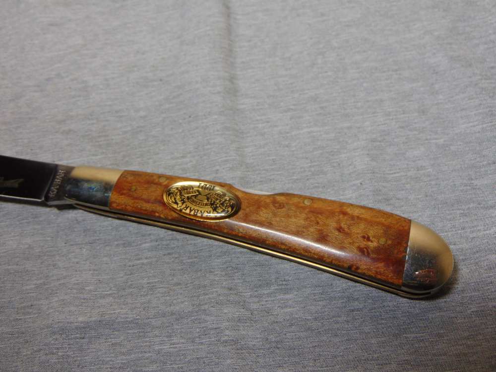KA-BAR CK91 1 BLADE KABAR CLUB KNIFE 1991 BIRD`S EYE MAPLE HANDLES KNIFE-img-4
