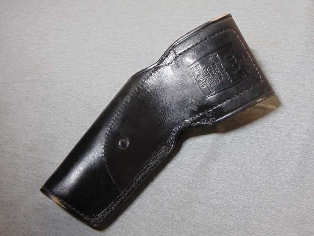 Cathy Enterprise US Leather Gun Holster Black 8K916 Right Hand-img-2