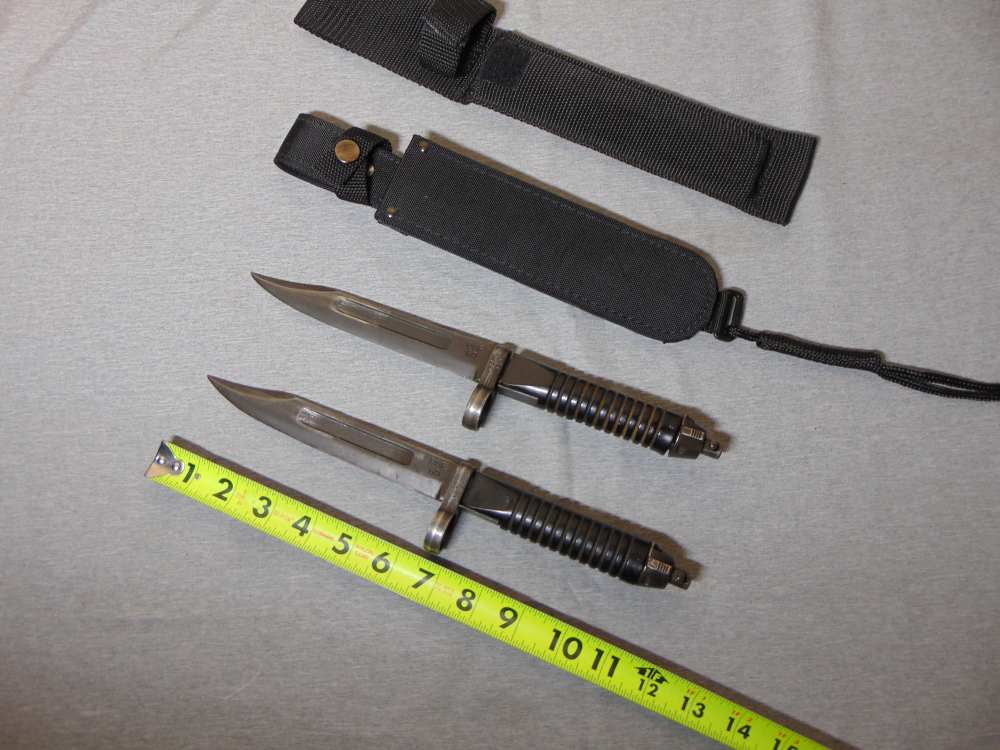2 - Cold War Era POF 69 Marked Knife Bayonets-img-0
