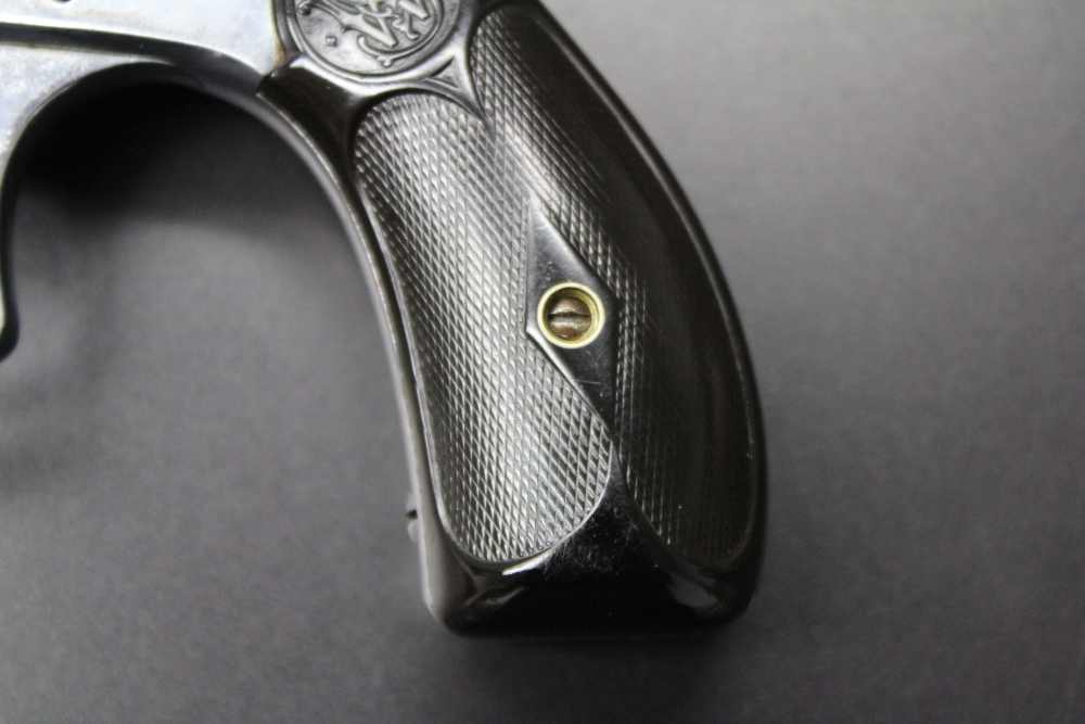 Smith & Wesson .38 S&W Double Action Auto Ejecting 4th Model Nickel C&R-img-2