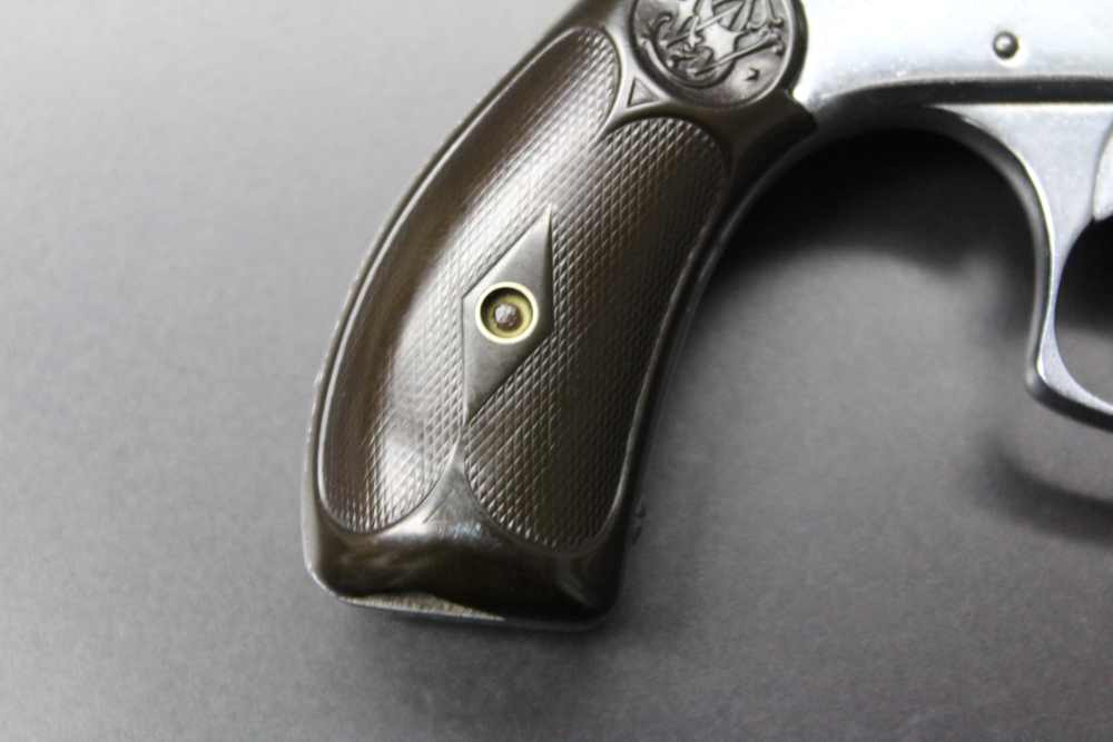 Smith & Wesson .38 S&W Double Action Auto Ejecting 4th Model Nickel C&R-img-8