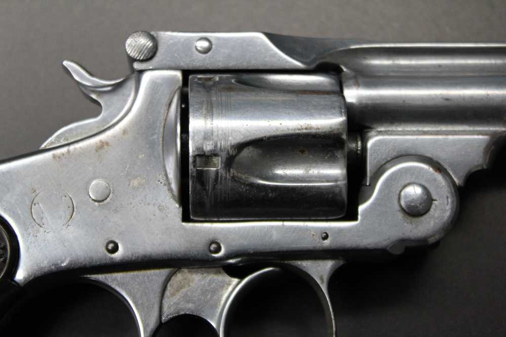 Smith & Wesson .38 S&W Double Action Auto Ejecting 4th Model Nickel C&R-img-10
