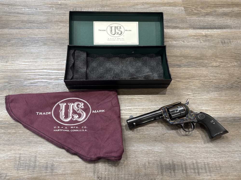 RARE Lightly Handled USFA SAA Turnbull Finished 45 Colt Collector-img-0