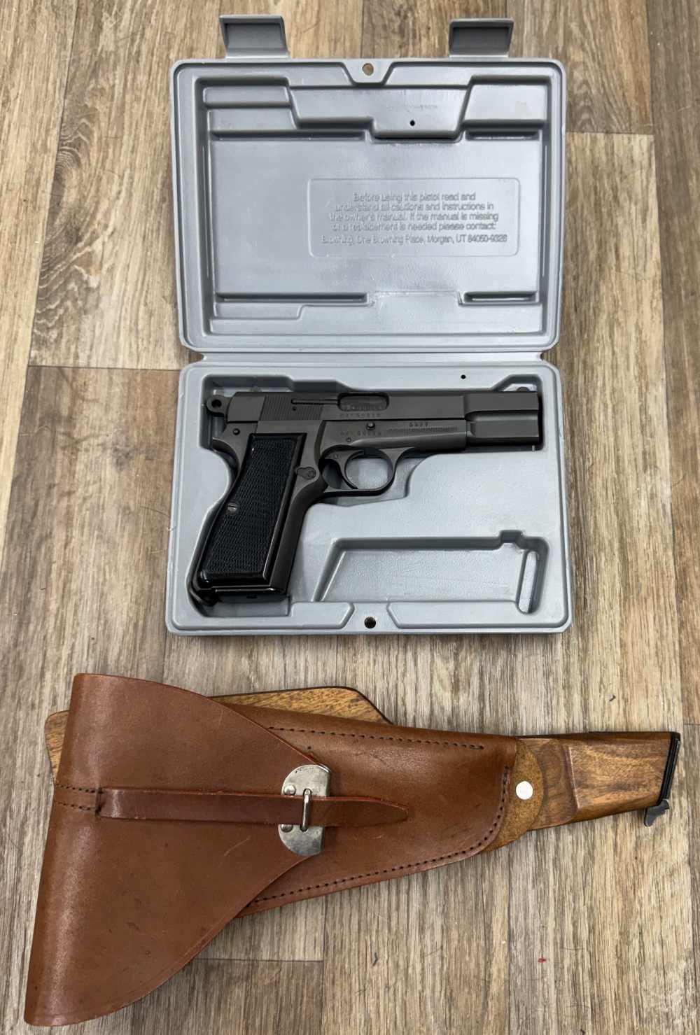 Fabricaciones Militares Argentine Made Browning Hi-Power With Stock!-img-0