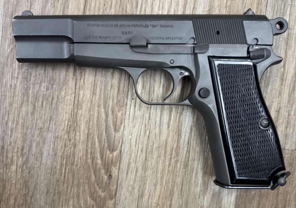 Fabricaciones Militares Argentine Made Browning Hi-Power With Stock!-img-1