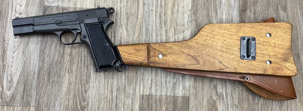 Fabricaciones Militares Argentine Made Browning Hi-Power With Stock!-img-5