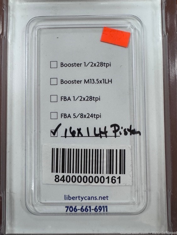LIBERTY SUPPRESSORS Recoil Piston / Booster 16x1LH Piston-img-1