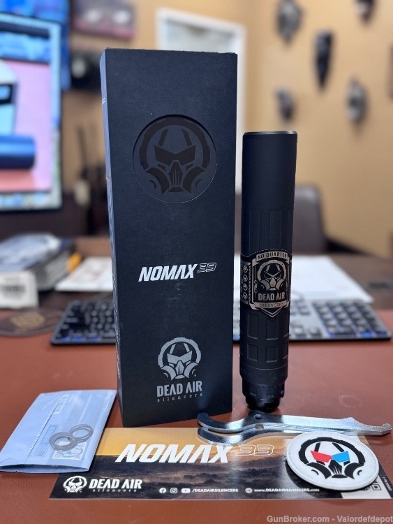 Dead Air Nomax 33 Xemax Black w/ MB 5/8x24 -img-0