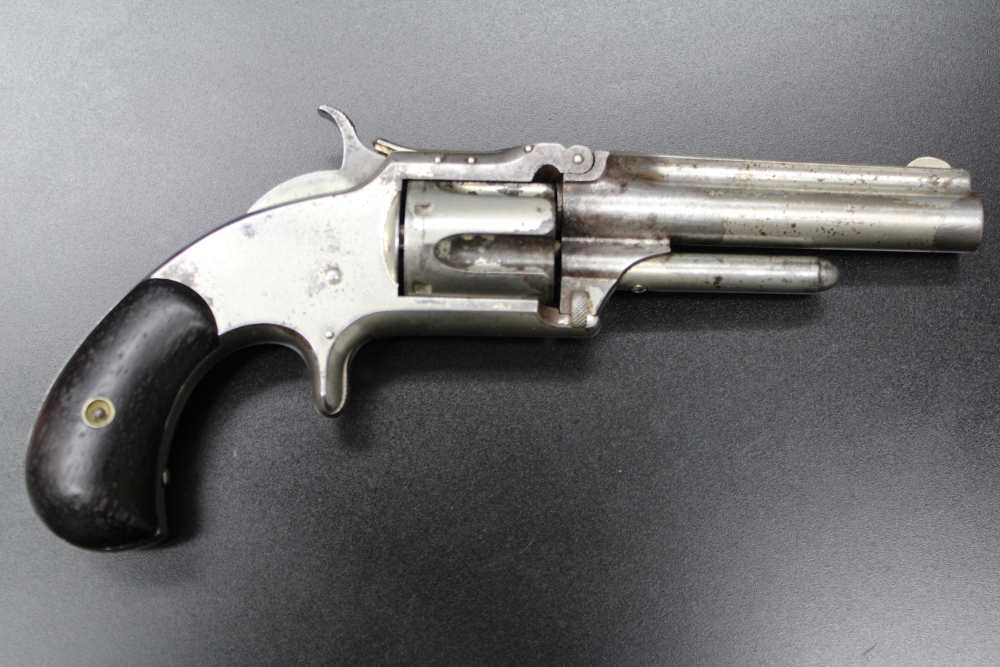 2nd & 3rd Issue Smith Wesson Model 1 ½ 32RF SA Tip Up S&W Antique Revolvers-img-29