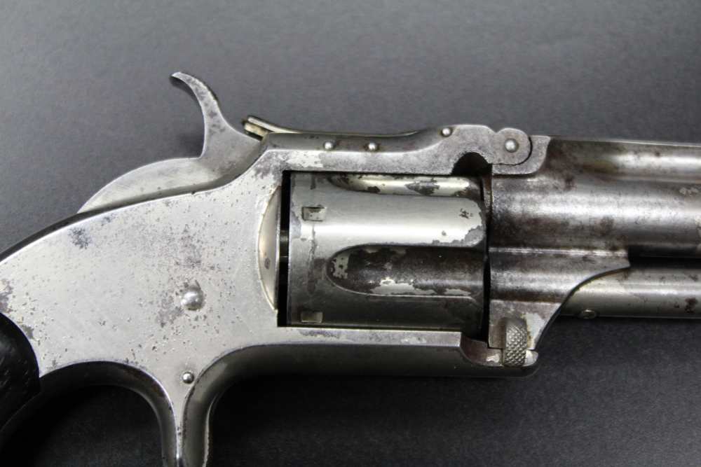 2nd & 3rd Issue Smith Wesson Model 1 ½ 32RF SA Tip Up S&W Antique Revolvers-img-32