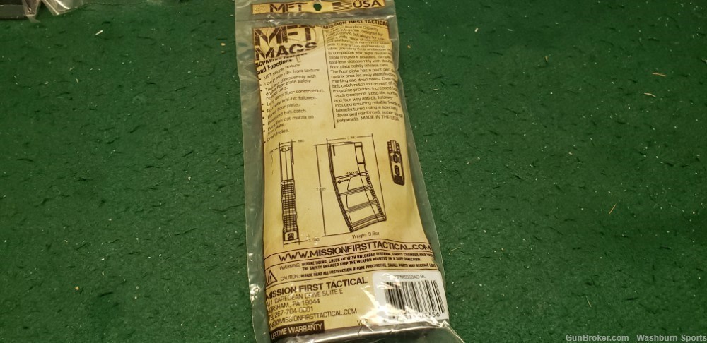 Set of 10 New Mission First 30rd AR 15 Magazines Black-img-3