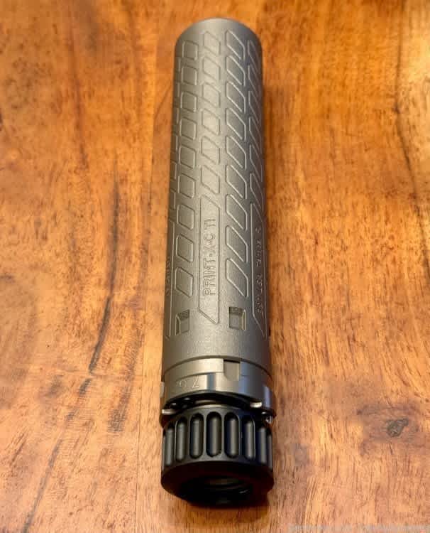 B&T ROTEX 7.62 Compact Titanium Silencer w/ SF Hub PRINT-X SD-762ROTEX-C-TI-img-3