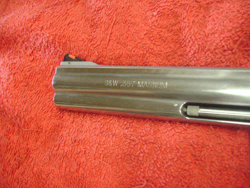 SMITH & WESSON MODEL 686-6 357magnum  6"barrel CUSTOM WOOD GRIPS-img-1