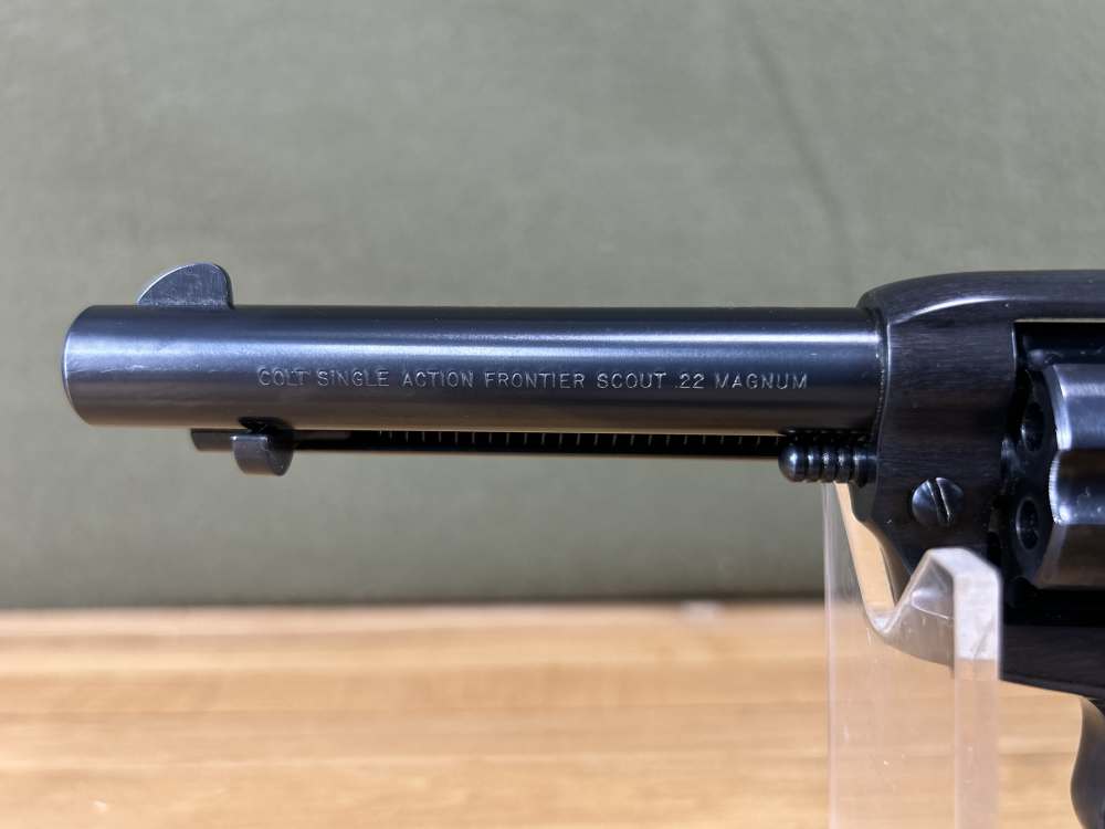 Colt Single Action Frontier Scout .22 Magnum MAG Revolver 4.75" Brl OEMBox -img-5