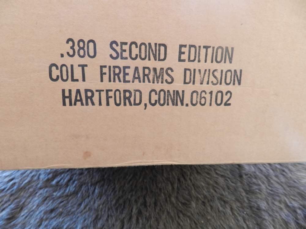 Colt Second Edition 380 Set Case NIB-img-8