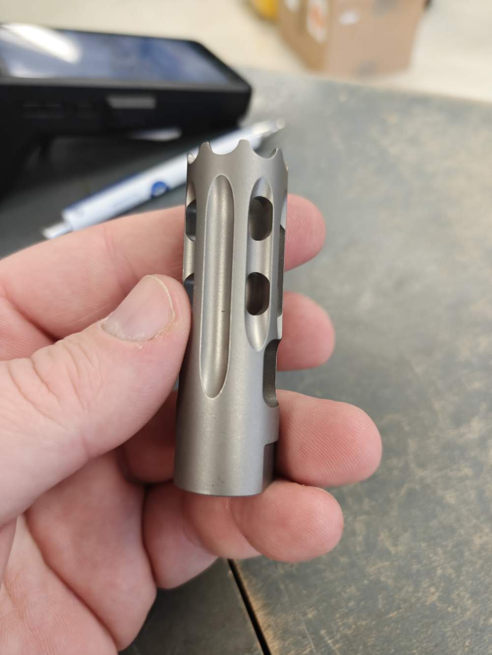 2A Armament X4 Titanium Muzzle Break 30 Cal 5/8x24-img-0