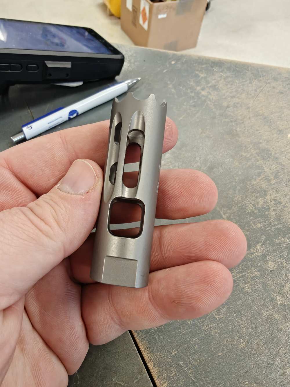 2A Armament X4 Titanium Muzzle Break 30 Cal 5/8x24-img-1
