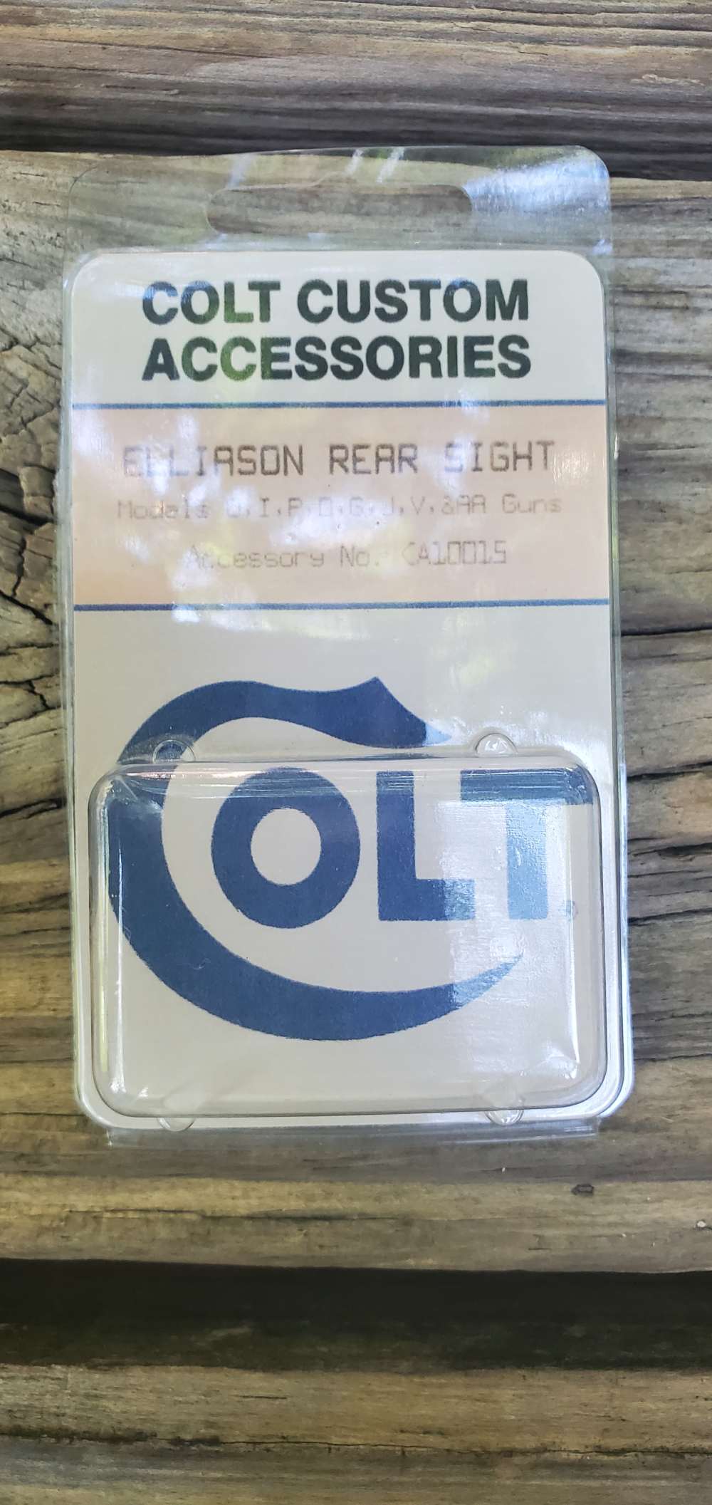 Factory new Vintage Colt Eliason Rear Sight complete-img-2