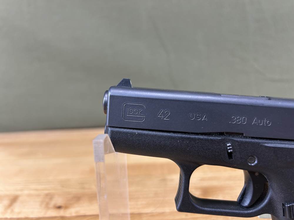Glock G42 Semi Auto Pistol .380 ACP Used VGC W/ OEM Box 1 Mag 3.25" Barrel -img-3