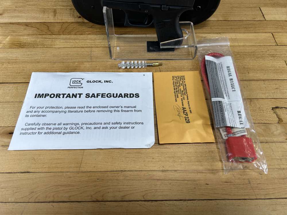 Glock G42 Semi Auto Pistol .380 ACP Used VGC W/ OEM Box 1 Mag 3.25" Barrel -img-1