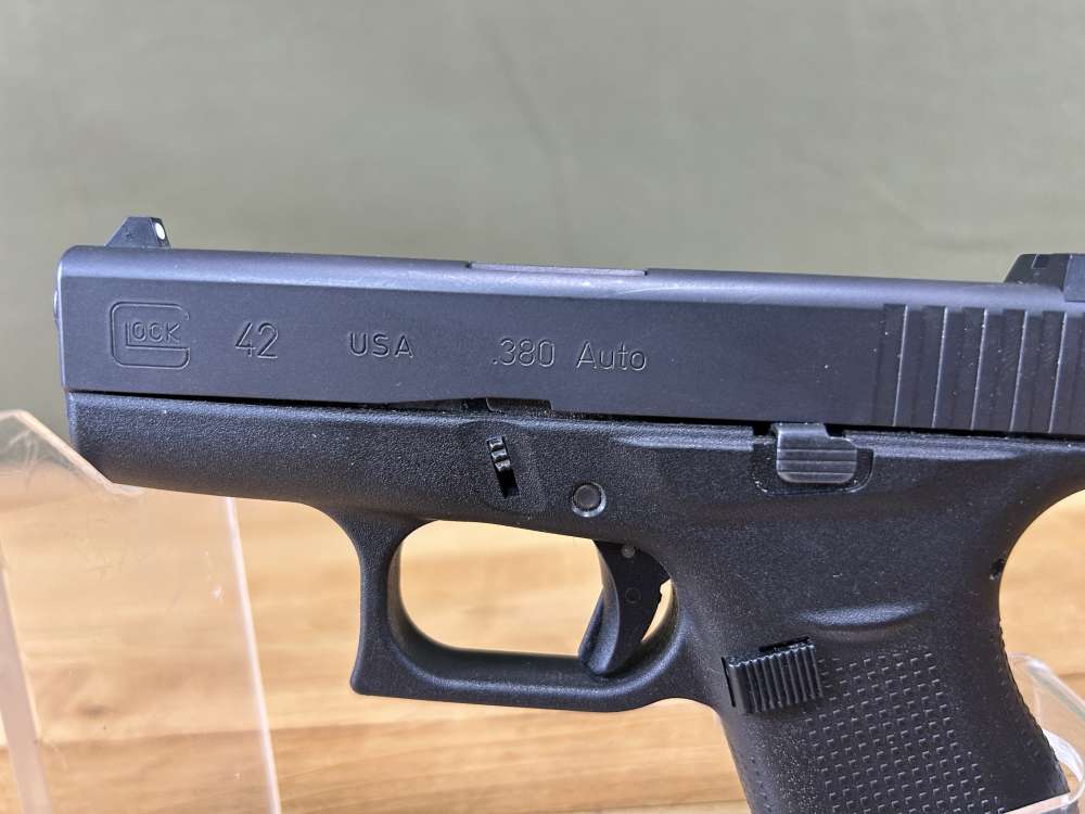 Glock G42 Semi Auto Pistol .380 ACP Used VGC W/ OEM Box 1 Mag 3.25" Barrel -img-4
