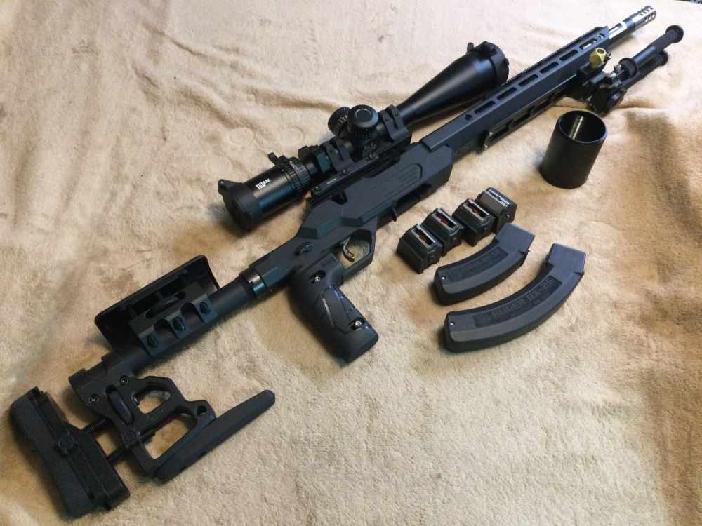UPGRADED RUGER PRECISION RIMFIRE RIFLE in 22 LR Cal. W/Vortex Scope and ACC-img-0