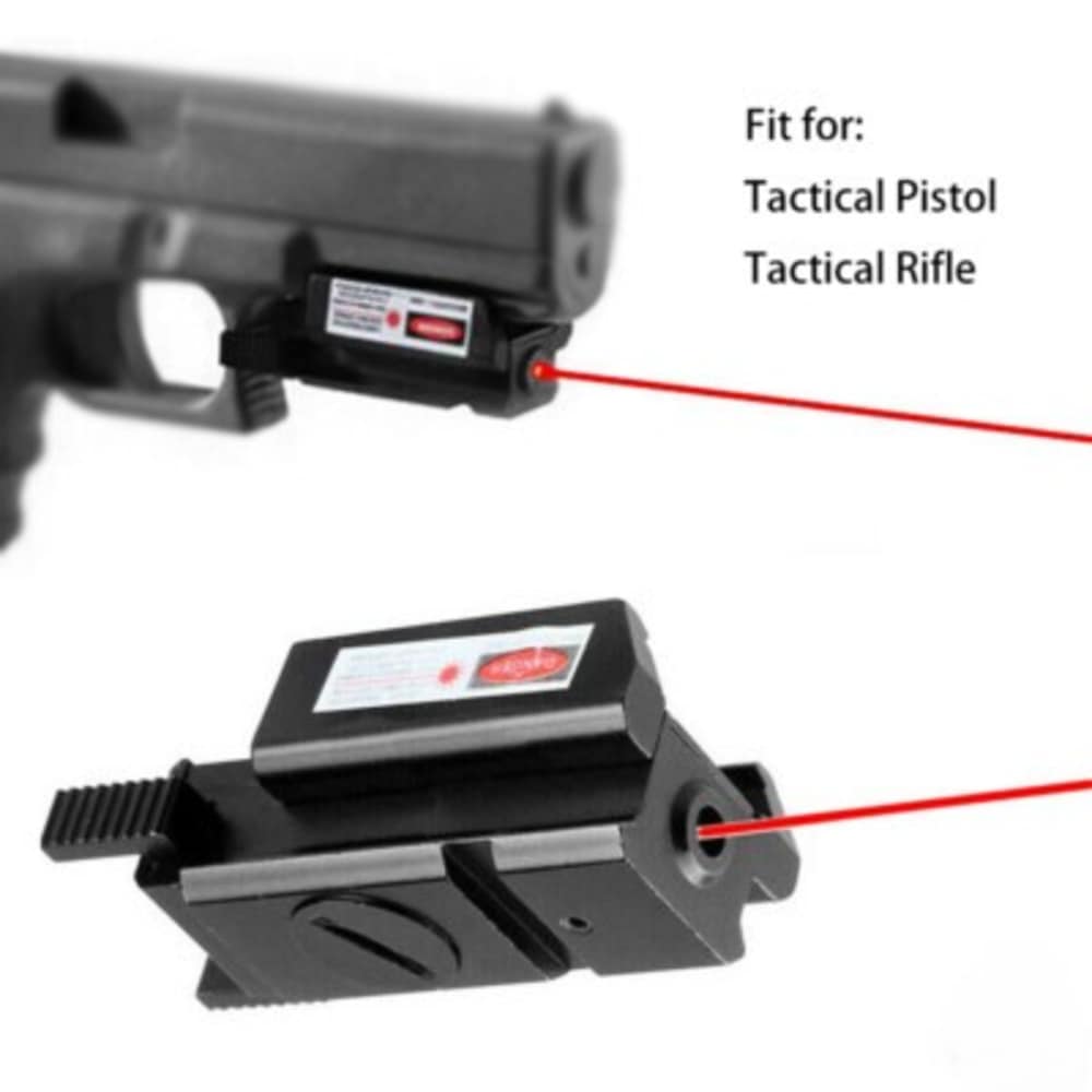 Compact Low Profile Red Dot Laser Sight W/20mm Mount Brand New Free Ship -img-2