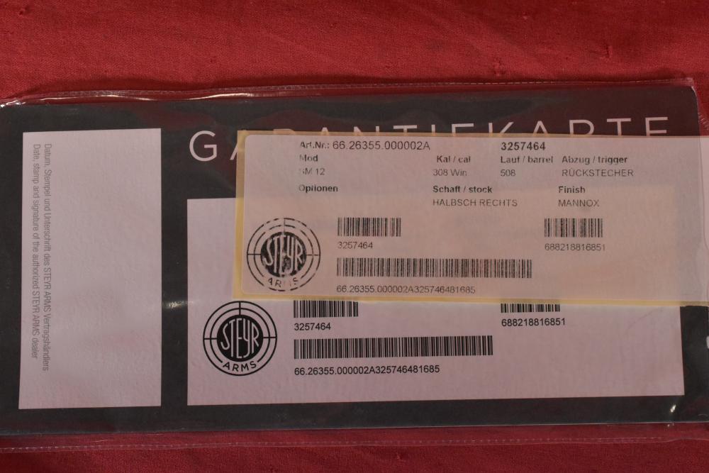 Steyr Mannlicher SM12 Half Stock 308 Win 20" 4rd -img-17
