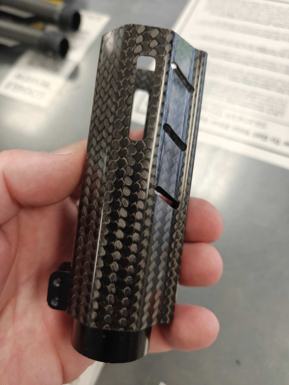 Brigand Arms Ar-15 Hoplite Handguard 4.25in Carbon Fiber M-lok-img-0