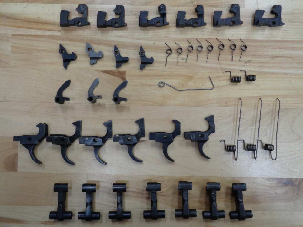 AK/47 MG AKM Full Auto Trigger Assorted Parts AK47 AK Machine Gun LOT -img-0
