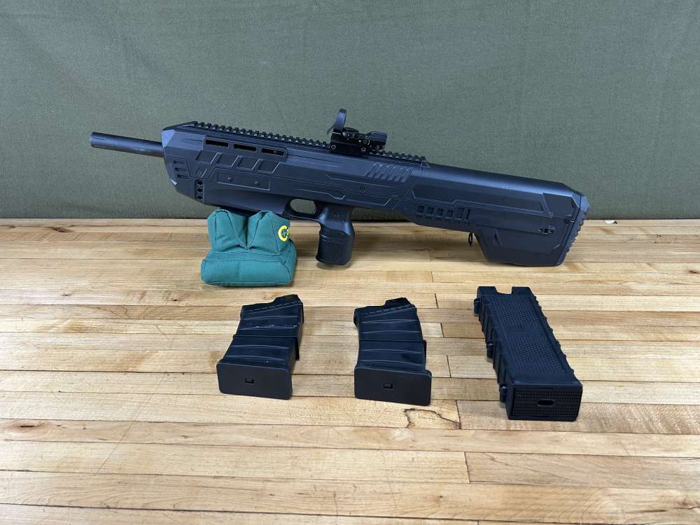 Tristar COMPACT 12 Gauge Bullpup Semi Auto Shotgun W/ 2 Mags VGC Like New -img-0