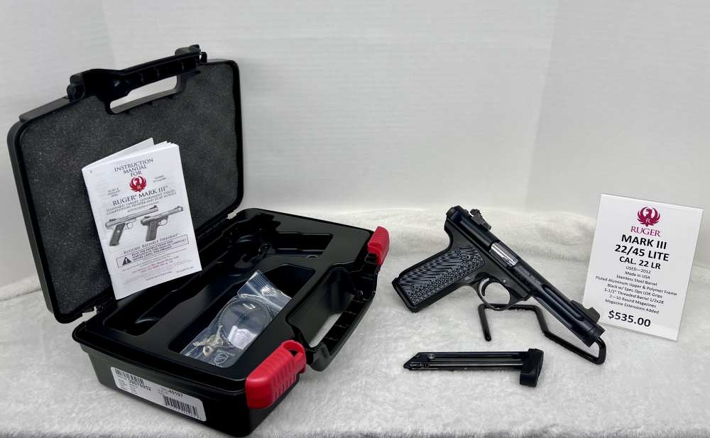 RUGER MARK III 22/45 LITE 22LR Pistol-img-0