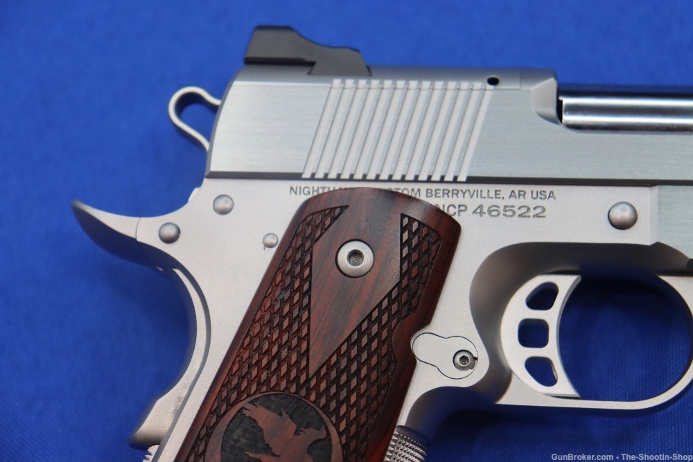Nighthawk Custom TALON II COMMANDER 1911 Pistol 9MM RECON RAIL IOS CCC OR 9-img-6