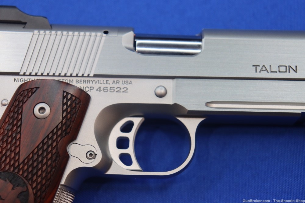 Nighthawk Custom TALON II COMMANDER 1911 Pistol 9MM RECON RAIL IOS CCC OR 9-img-5