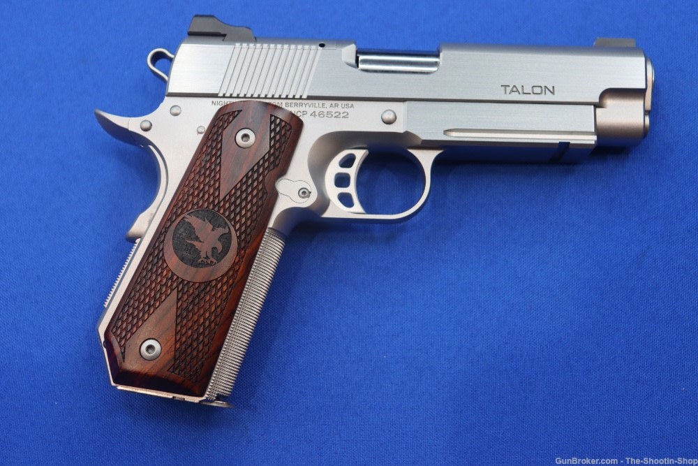 Nighthawk Custom TALON II COMMANDER 1911 Pistol 9MM RECON RAIL IOS CCC OR 9-img-3