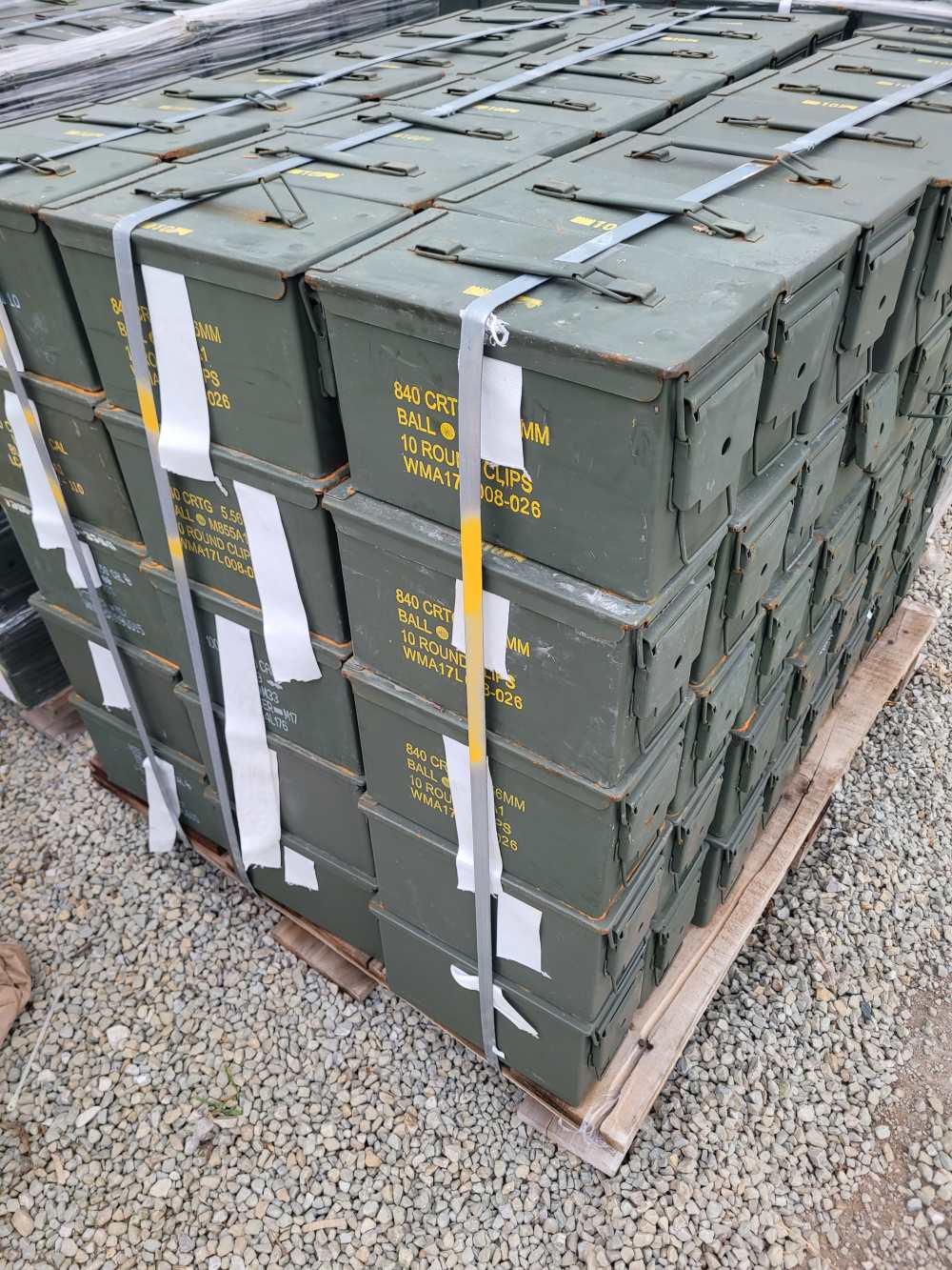 M2A2 50 CAL. AMMO CANS MILITARY SURPLUS -img-0