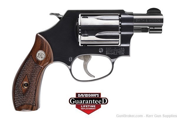 S&W 36 CLASSIC .38Special 14076 NIL BLUED SA/DA REVOLVER, NIB-img-0