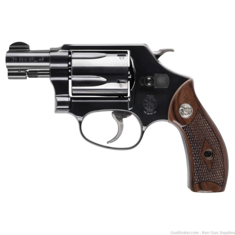 S&W 36 CLASSIC .38Special 14076 NIL BLUED SA/DA REVOLVER, NIB-img-1