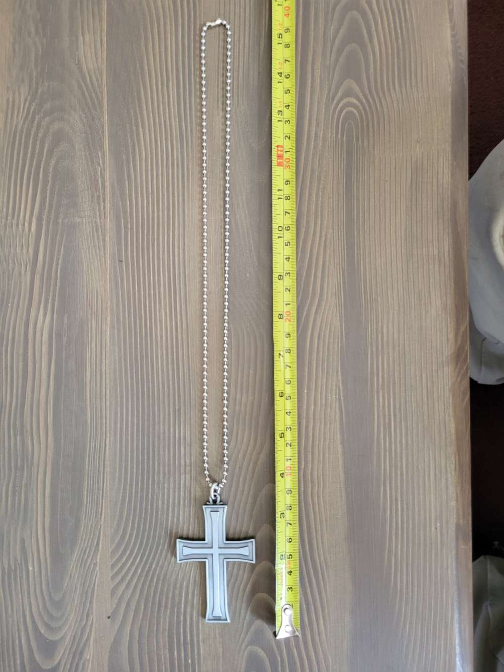 Post WWII German Nickle Protestant Crucifix by CE Juncker Berlin S W-img-2
