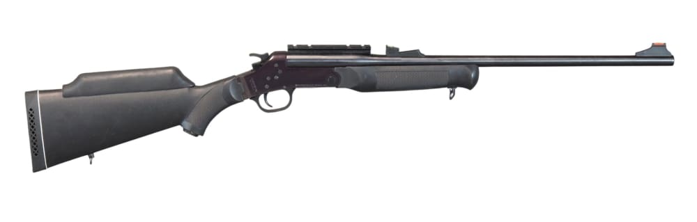 Rossi Single Shot 243 Win w/extra 22LR & 20 Gauge barrel *original case*-img-2