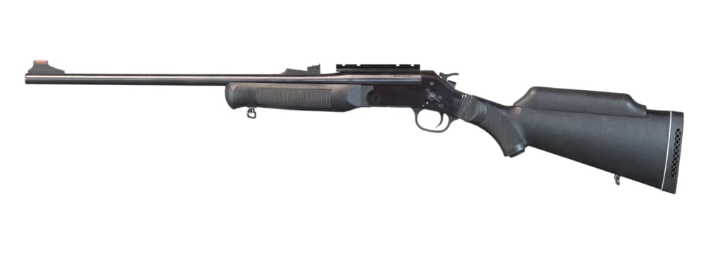 Rossi Single Shot 243 Win w/extra 22LR & 20 Gauge barrel *original case*-img-3