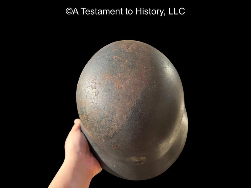 WWII GERMAN- M40 LUFTWAFFE SINGLE DECAL- HELMET NAMED LINER WW2 ORIGINAL-img-4