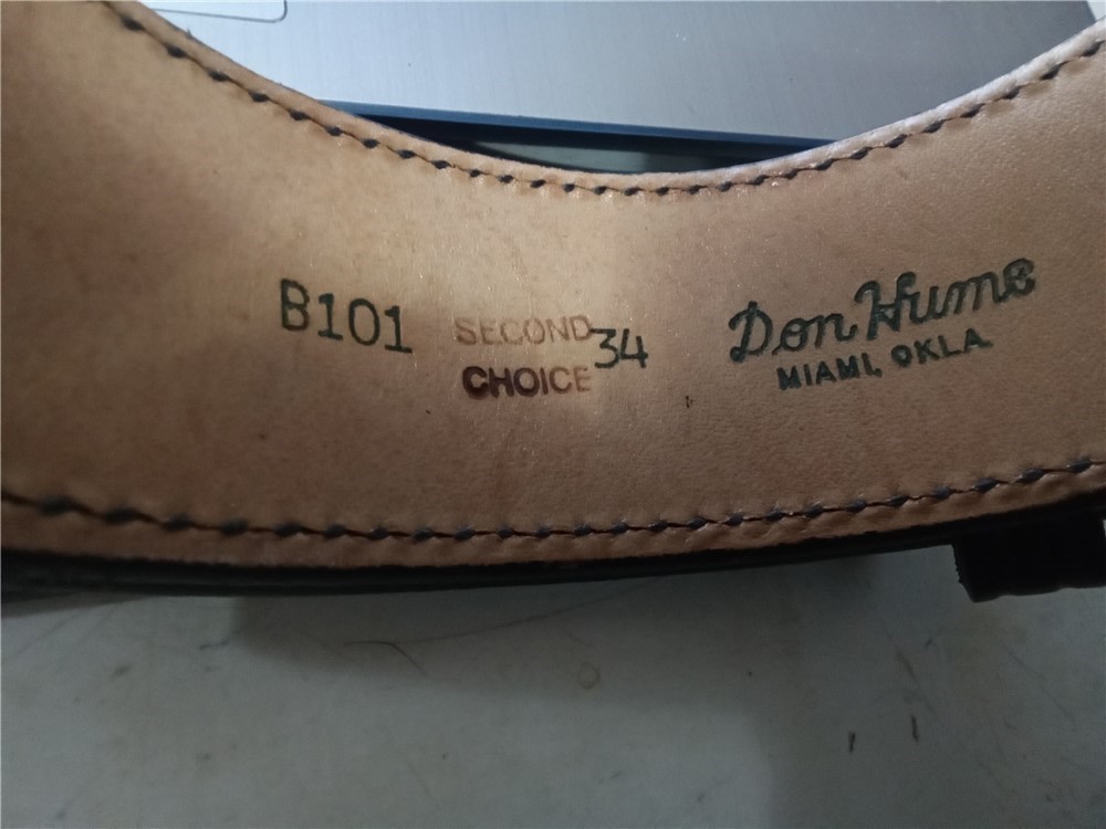 Don Hume B101 Second Choice belt-size 34"-Brand new-img-4