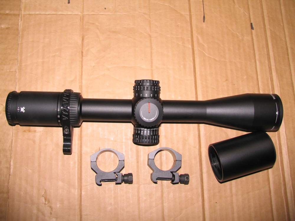 Vortex 3-15x44 Viper PST Scope, 30mm, Illuminated w/rings. Ex Cond. -img-0