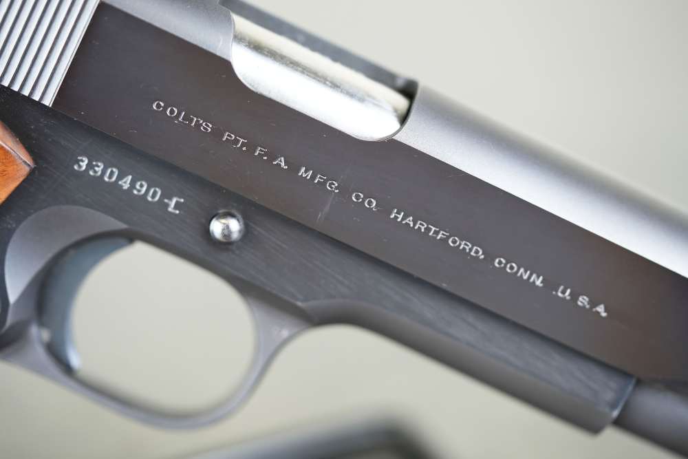 Colt Government Model .45 ACP – 1969 Production – Box, Manual & Grips-img-13