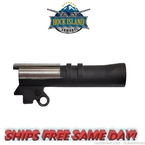 Rock Island 1911 3.10 Ramped Bull Barrel w/Link&Pin for 45 ACP # 4501RSC-img-0