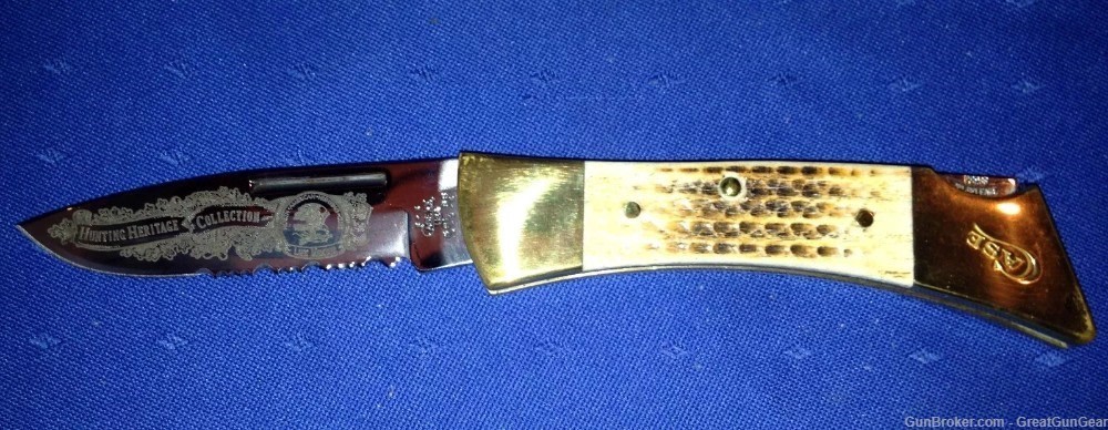 CASE XX Folding Blade Knife Handcrafted & Sheath - NAHC Hunting Heritage-img-2